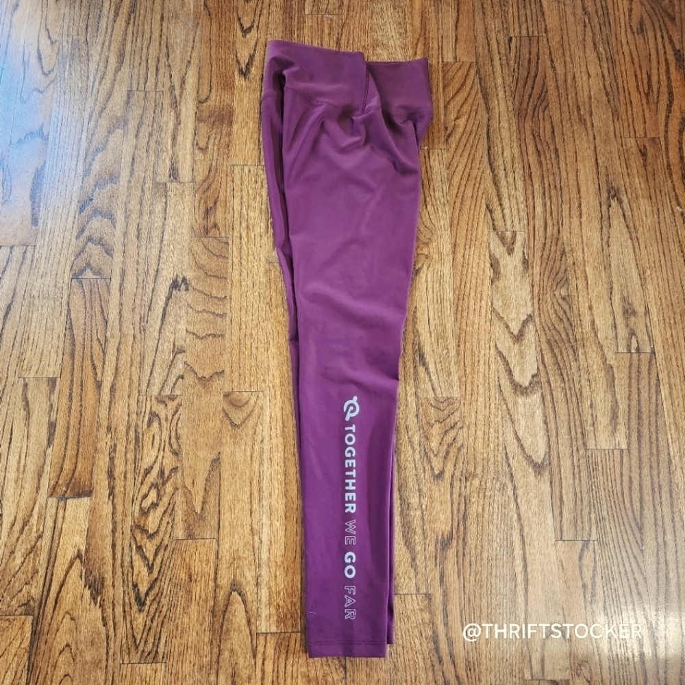 PELOTON Together We Go Far Flex leggings size M